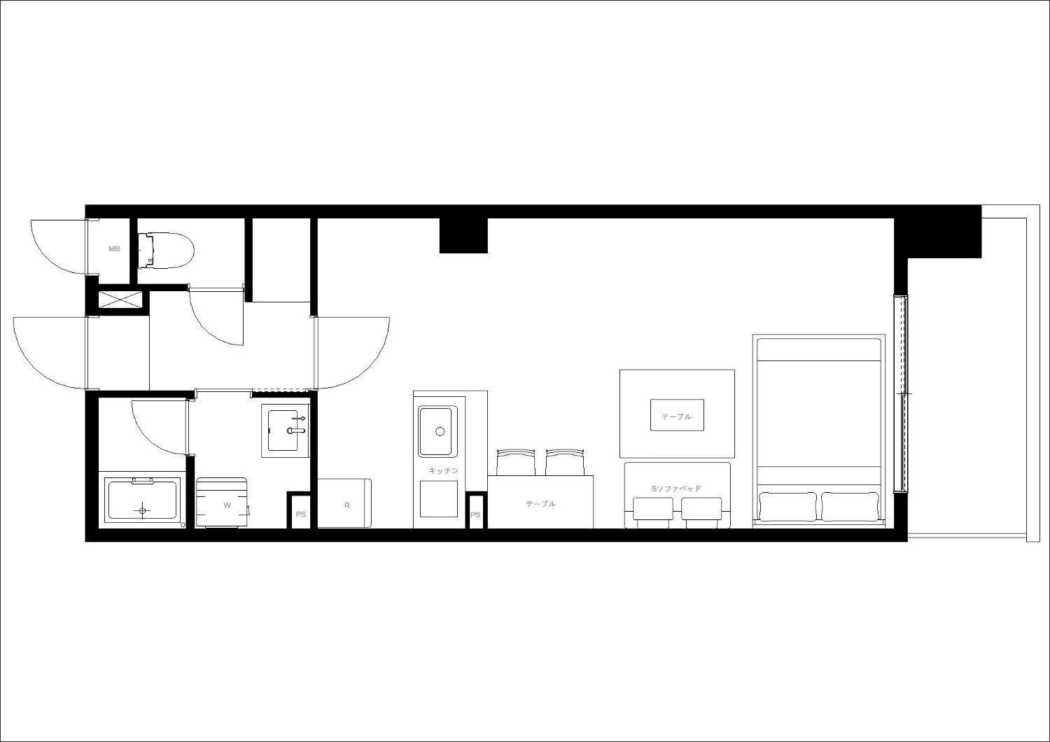 Apartamento Delccs Azumabashi Iii
